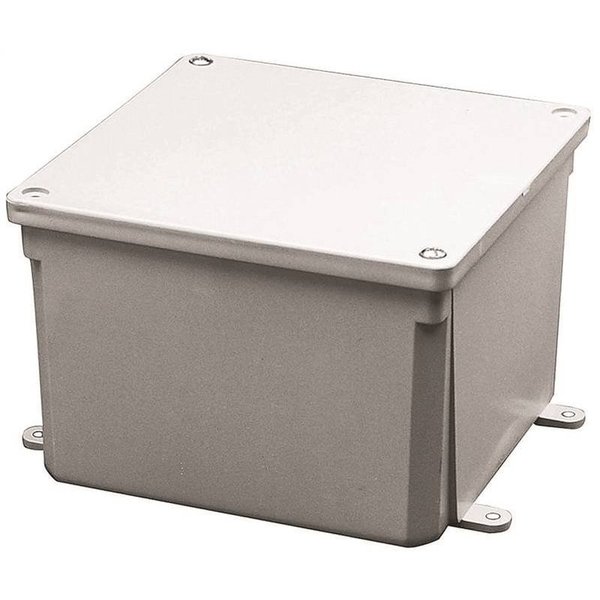 Carlon Electrical Box, Junction Box, PVC, Square E989R